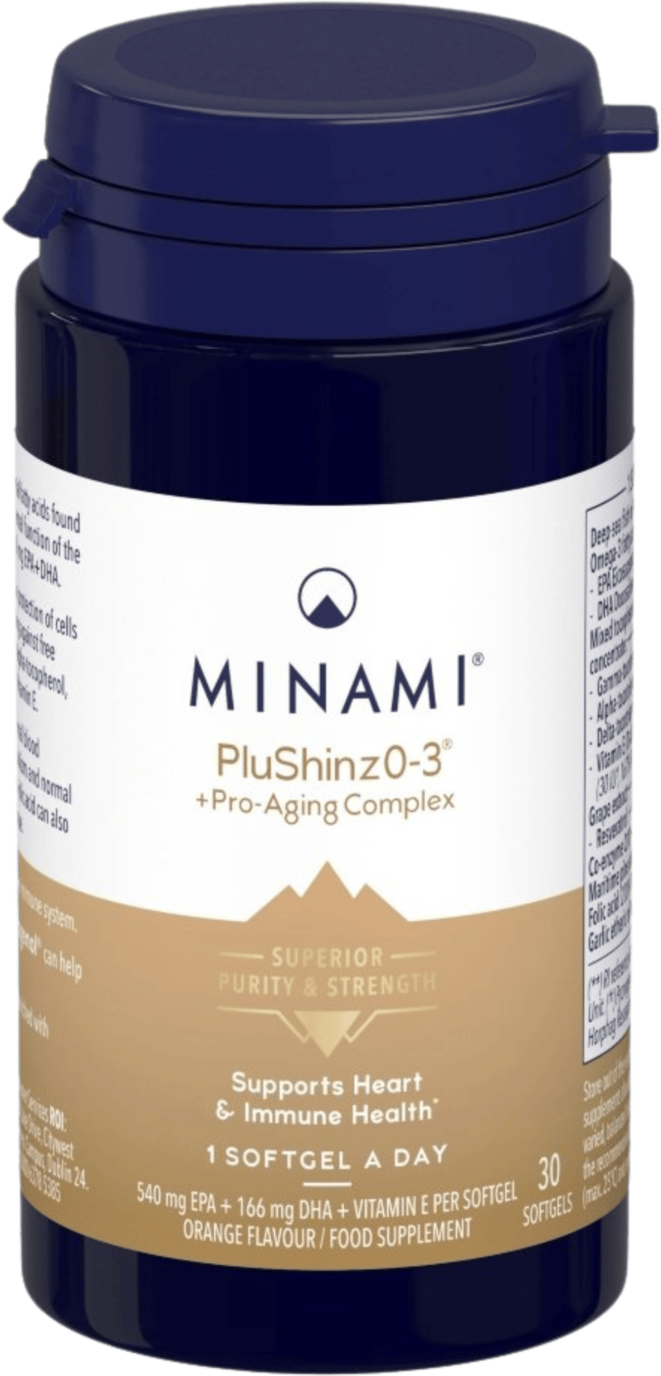 Minami PluShinzO-3 + Anti-Oxidant Complex 30 Softgels