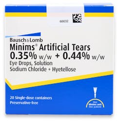 Minims Artificial Tears 20 Doses
