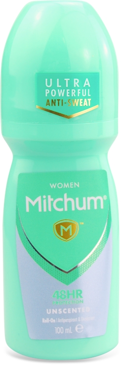 Photos - Deodorant Mitchum Women Unperfumed Roll-On  100ml 
