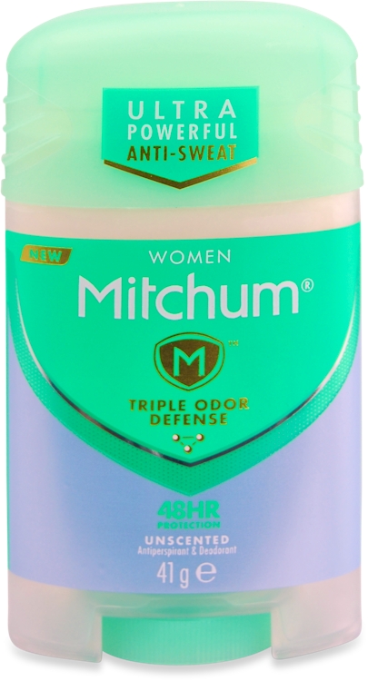 Photos - Deodorant Mitchum Women Unscented Stick  41g 