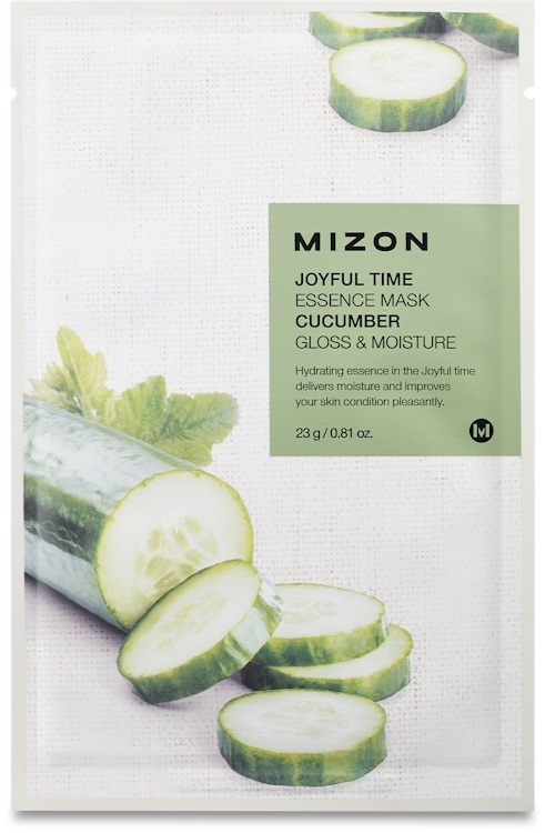 Joyful Time Essence Beauty Mask, Cucumber, 1 Sheet Mask, 23G(0.81Oz)