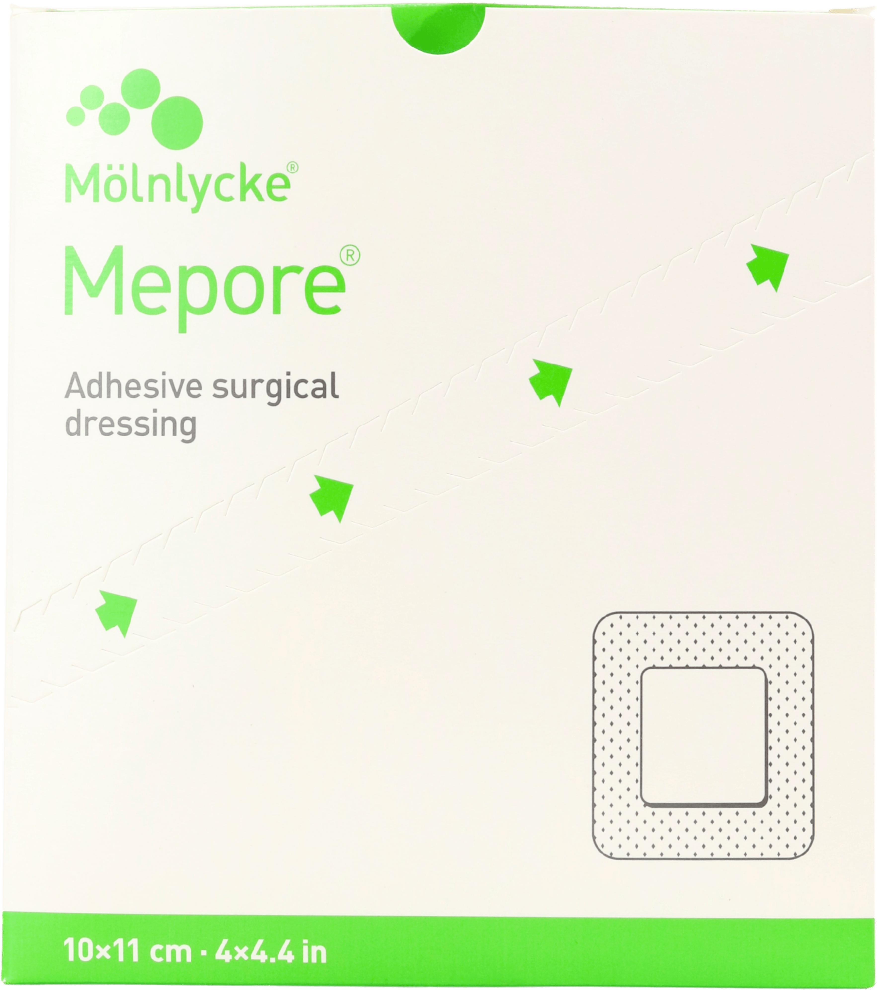 Molnlycke Mepore 10cm x 11cm Adhesive Surgical Dressings 40 Pack
