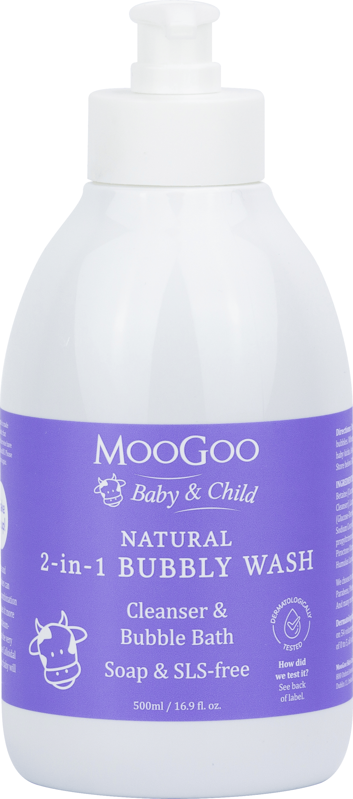 MooGoo 2-in-1 Bubbly Wash 500ml