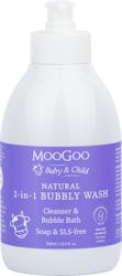 MooGoo 2-in-1 Bubbly Wash 500ml