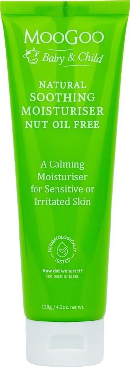 MooGoo Baby Soothing Moisturiser Nut Oil Free 120g