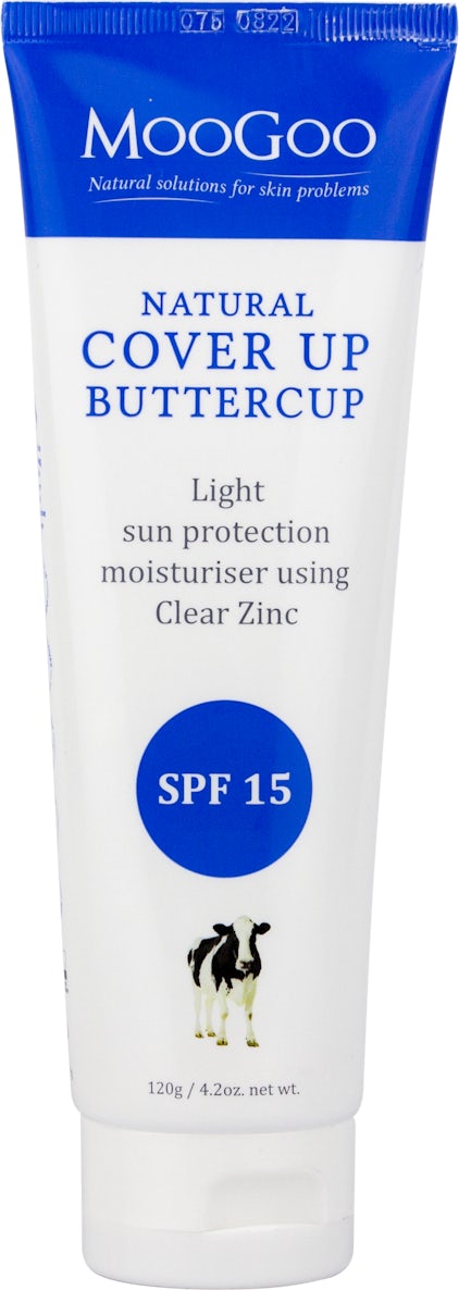 MooGoo Cover-Up Buttercup SPF 15 Natural Moisturiser 120g