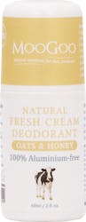 MooGoo Fresh Cream Deodorant - Oats & Honey 60ml