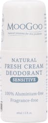 MooGoo Fresh Cream Deodorant - Sensitive 60ml