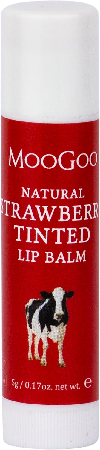 MooGoo Lip Balm - Strawberry Tinted 5g - 2