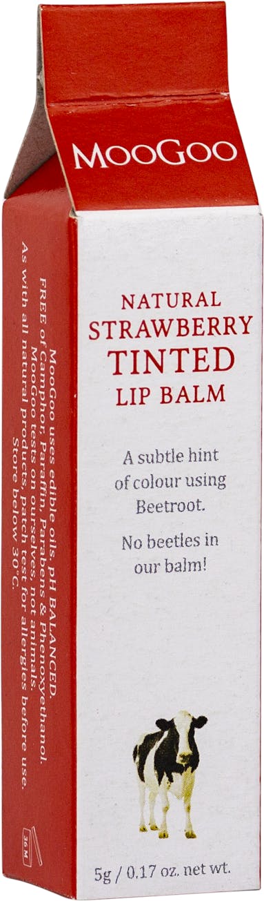 MooGoo Lip Balm - Strawberry Tinted 5g - 3