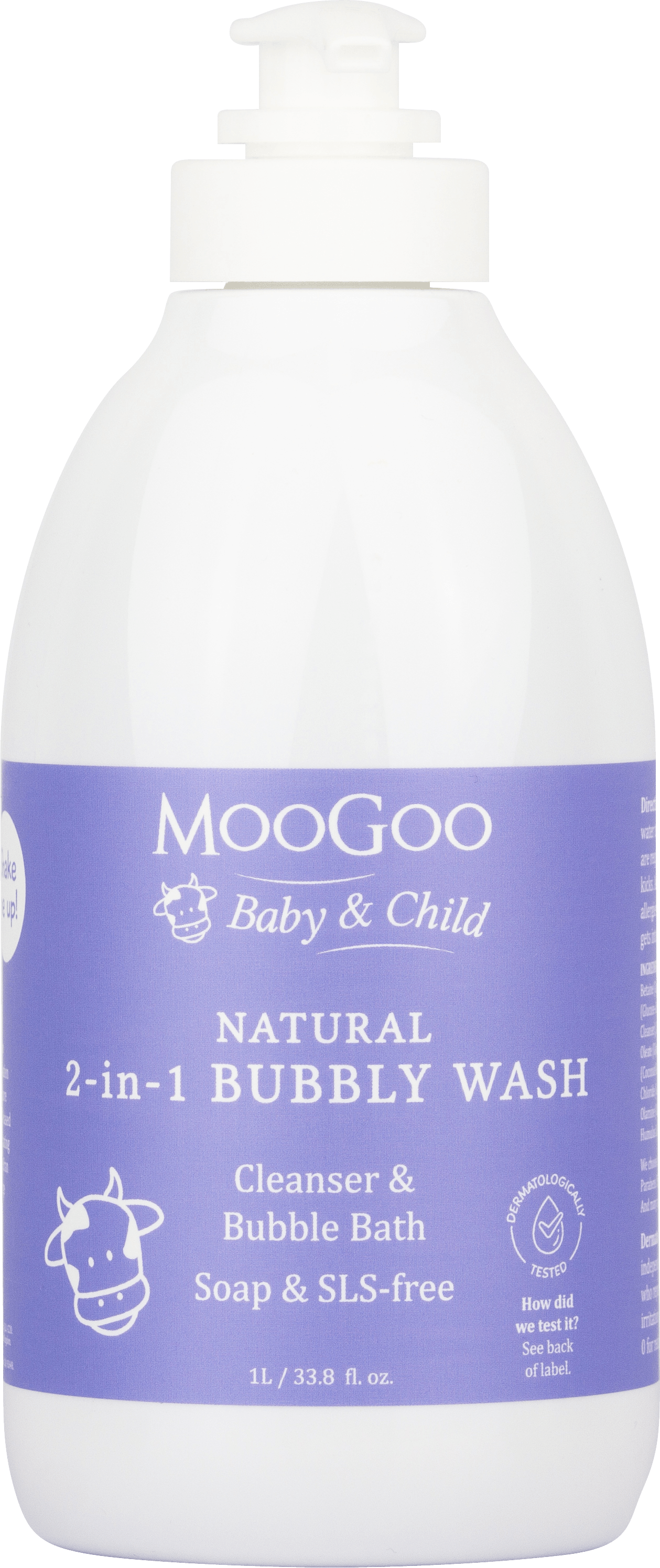 MooGoo Natural 2-in-1 Bubbly Wash 1L