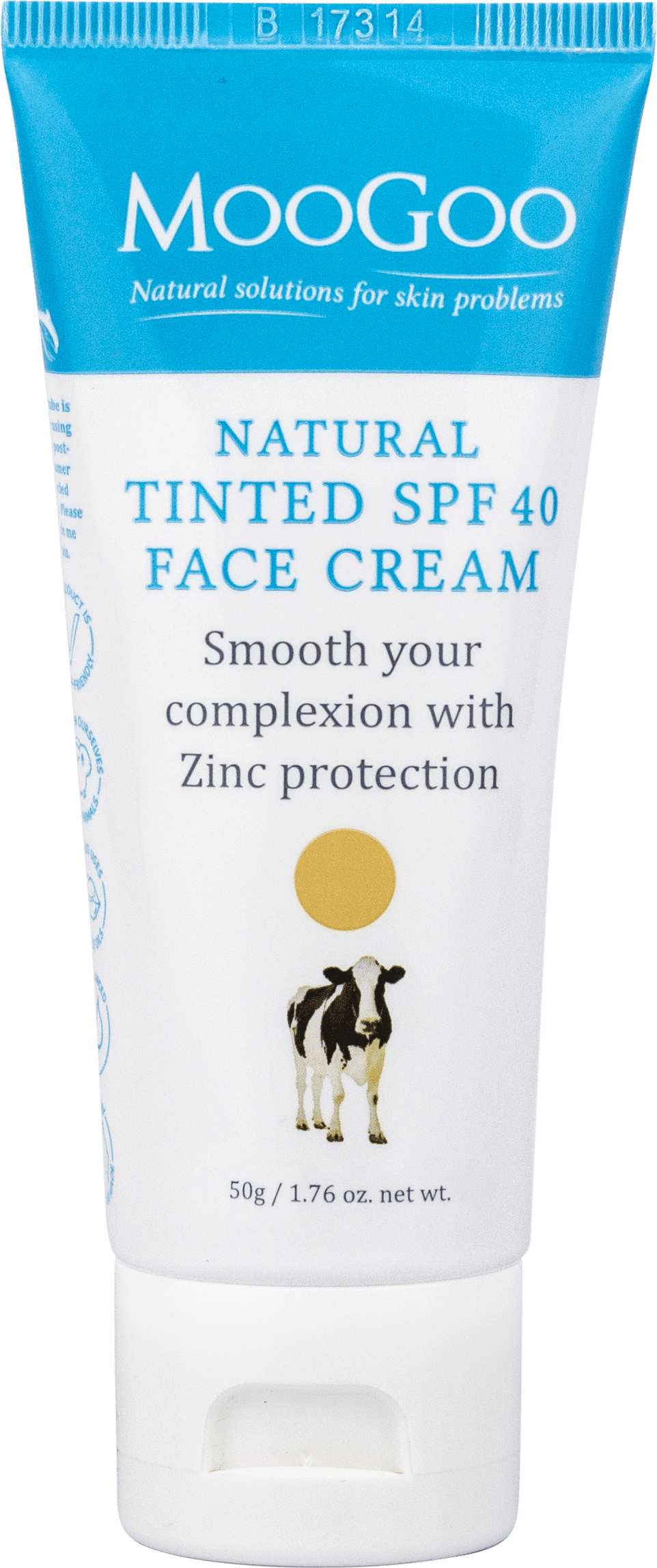 MooGoo Tinted SPF40 Face Cream 50g