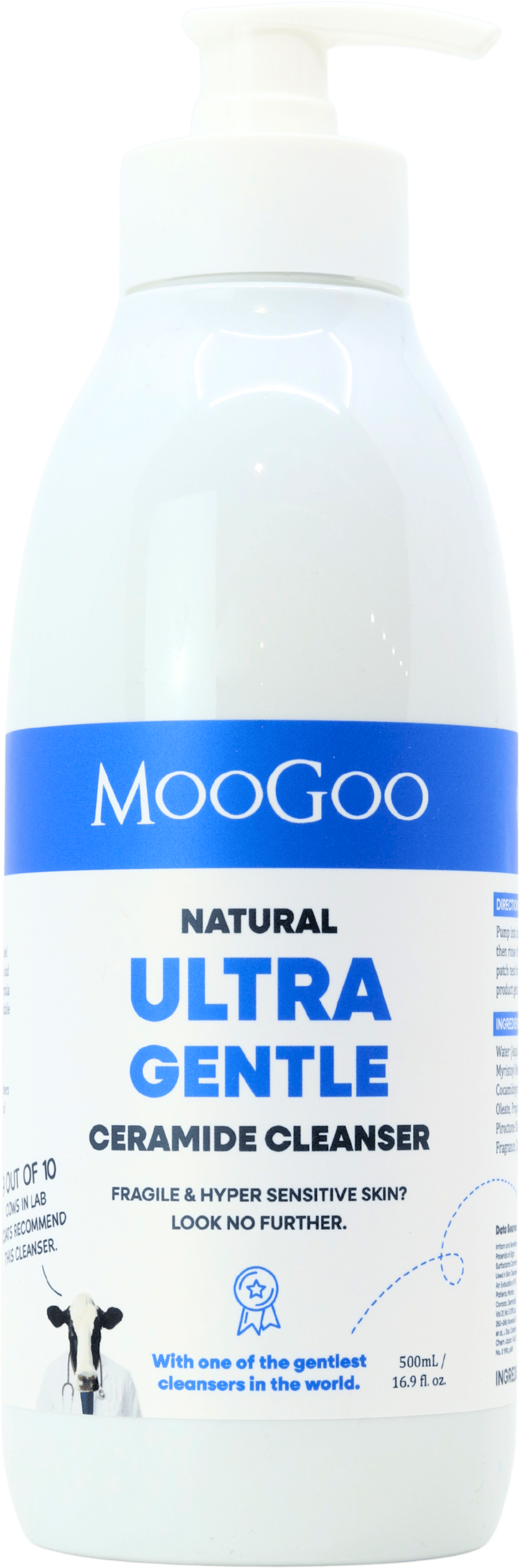 MooGoo Natural Ultra Gentle Ceramide Cleanser 500ml