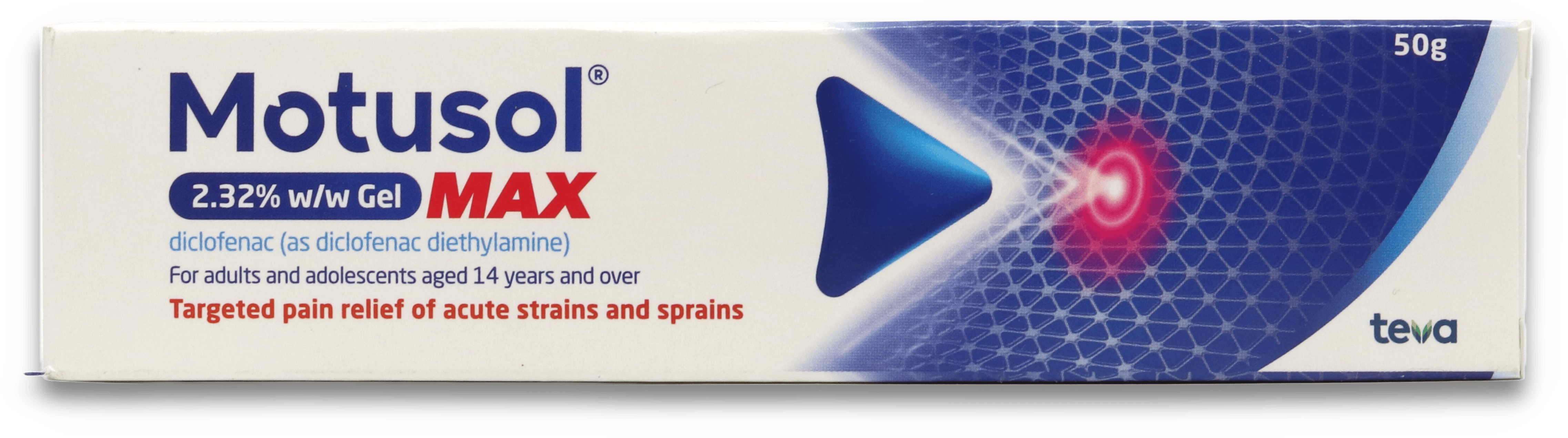 Motusol Max 2.32% w/w Gel 50g