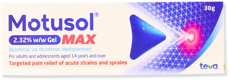 Motusol Max 2.32% Diclofenac Gel 30g