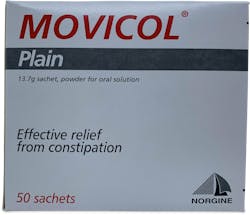 Movicol Adult Plain 50 Sachets