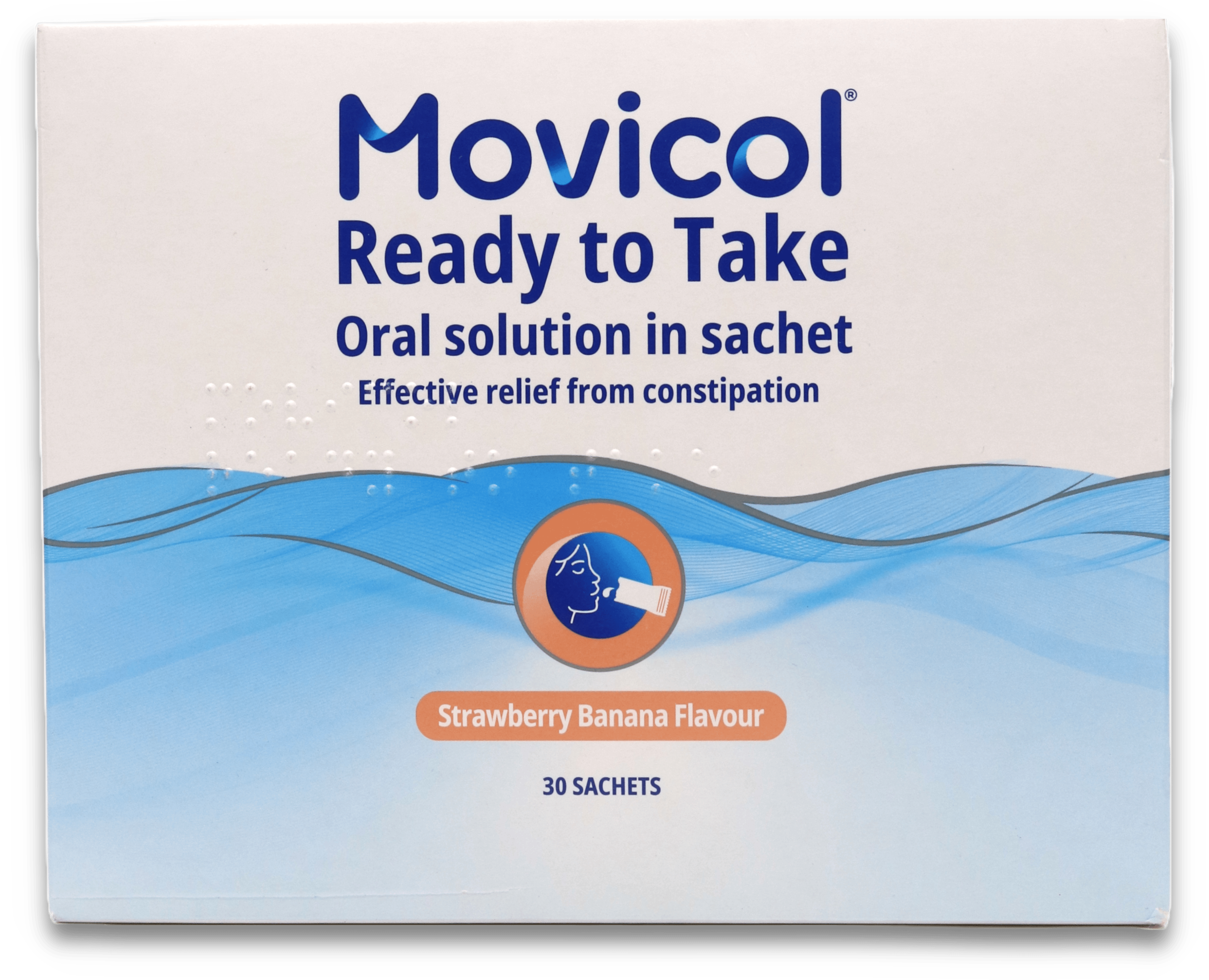 Movicol Ready To Take Strawberry Banana Flavour 30 Sachets