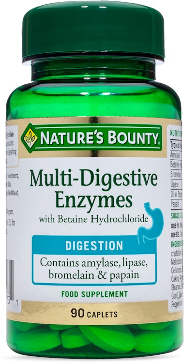 Buy Nature's Bounty Multi-Digestive Enzymes 90 Caplets | medino