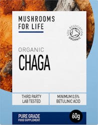 Mushrooms For Life Organic Chaga Powder 60g