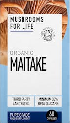 Mushrooms For Life Organic Maitake 60 Capsules