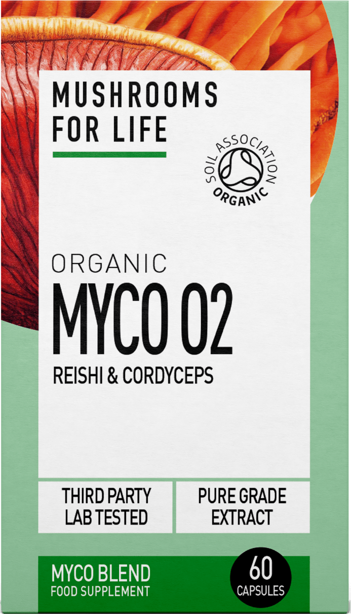Mushrooms For Life Organic Myco-Qi 60 Capsules