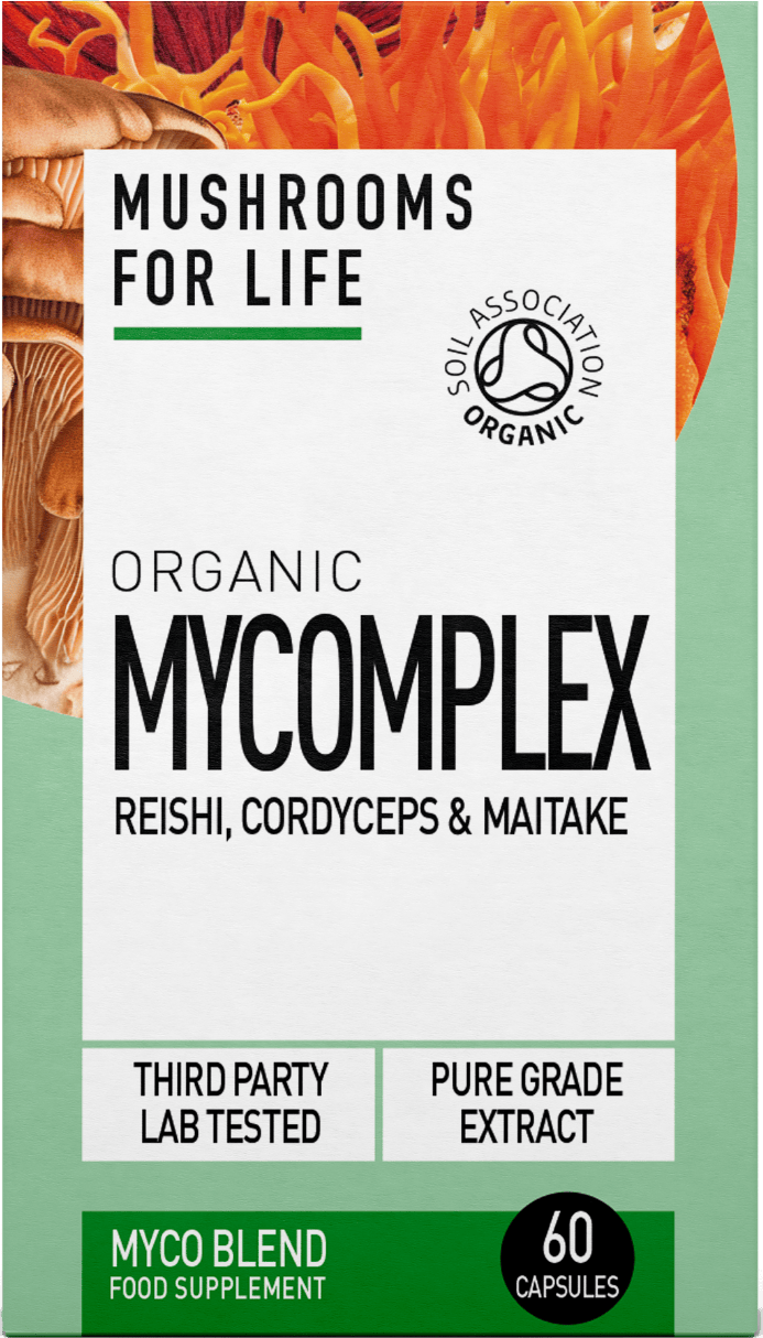 Mushrooms For Life Organic Mycomplex 60 Capsules