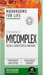 Mushrooms For Life Organic Mycomplex 60 Capsules