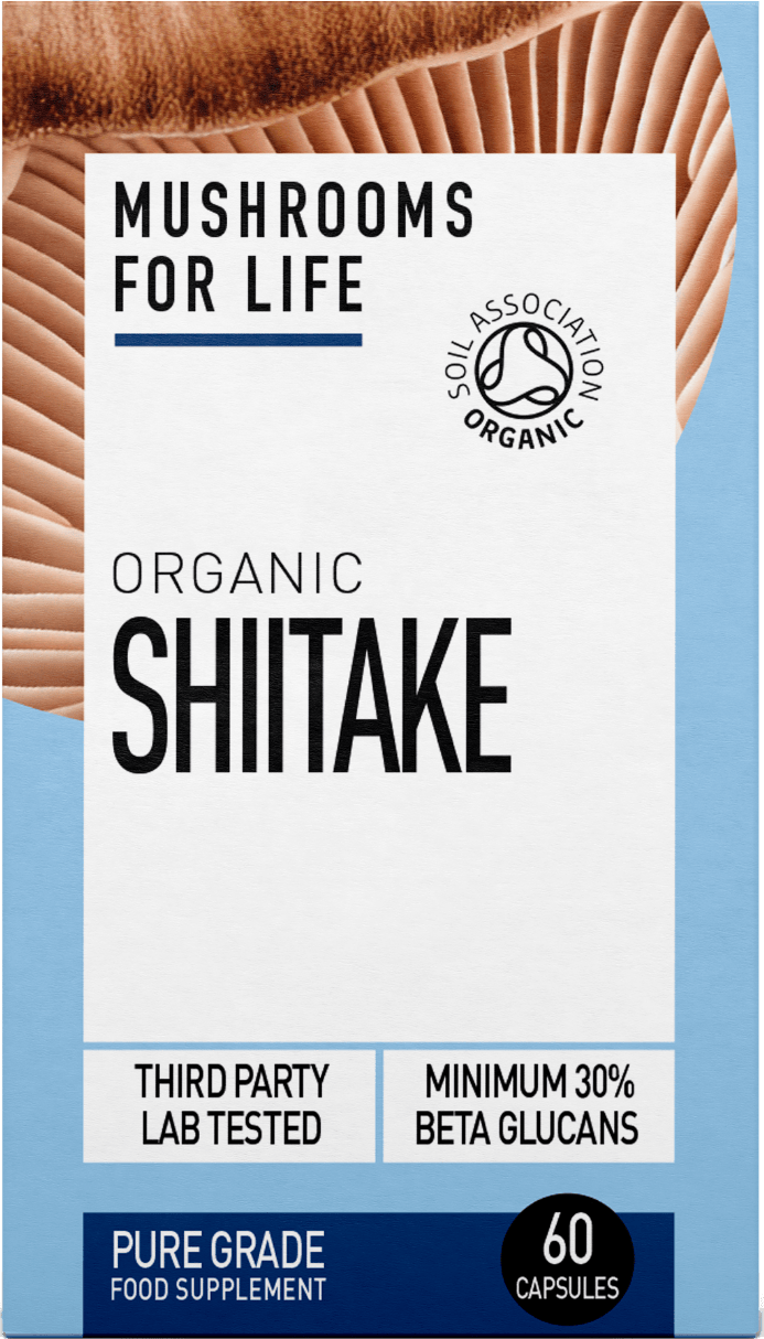 Mushrooms For Life Organic Shiitake 60 Capsules