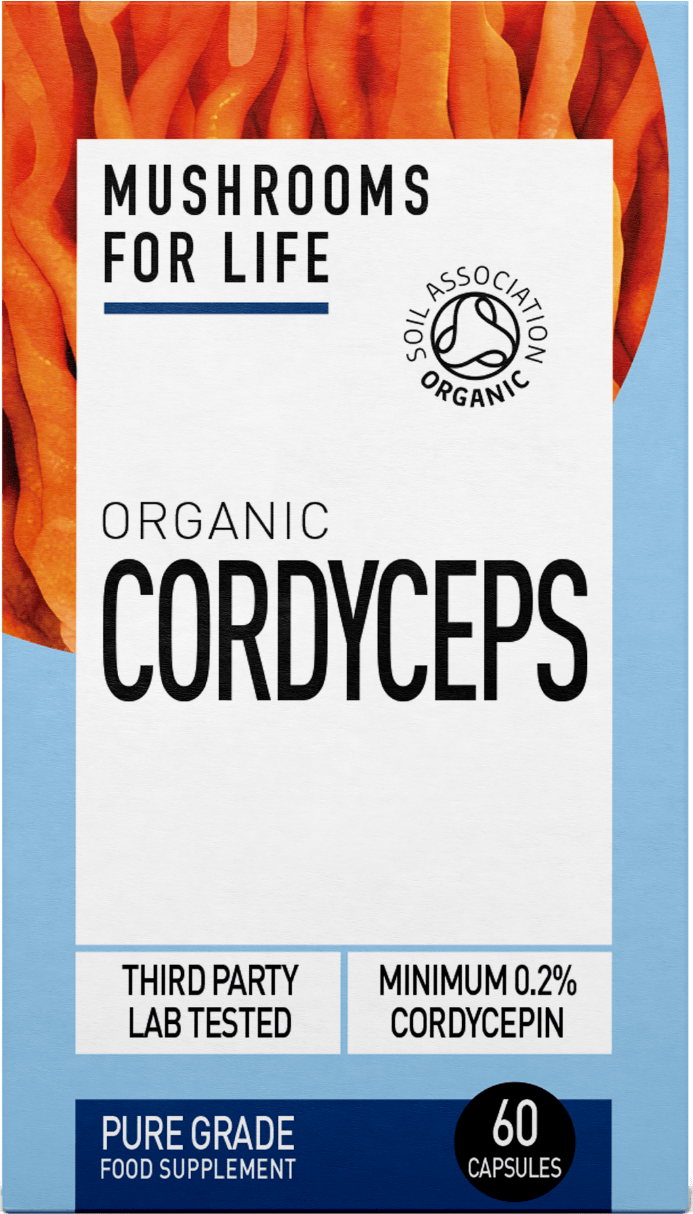 Mushrooms For Life Organic Cordyceps 60 Capsules