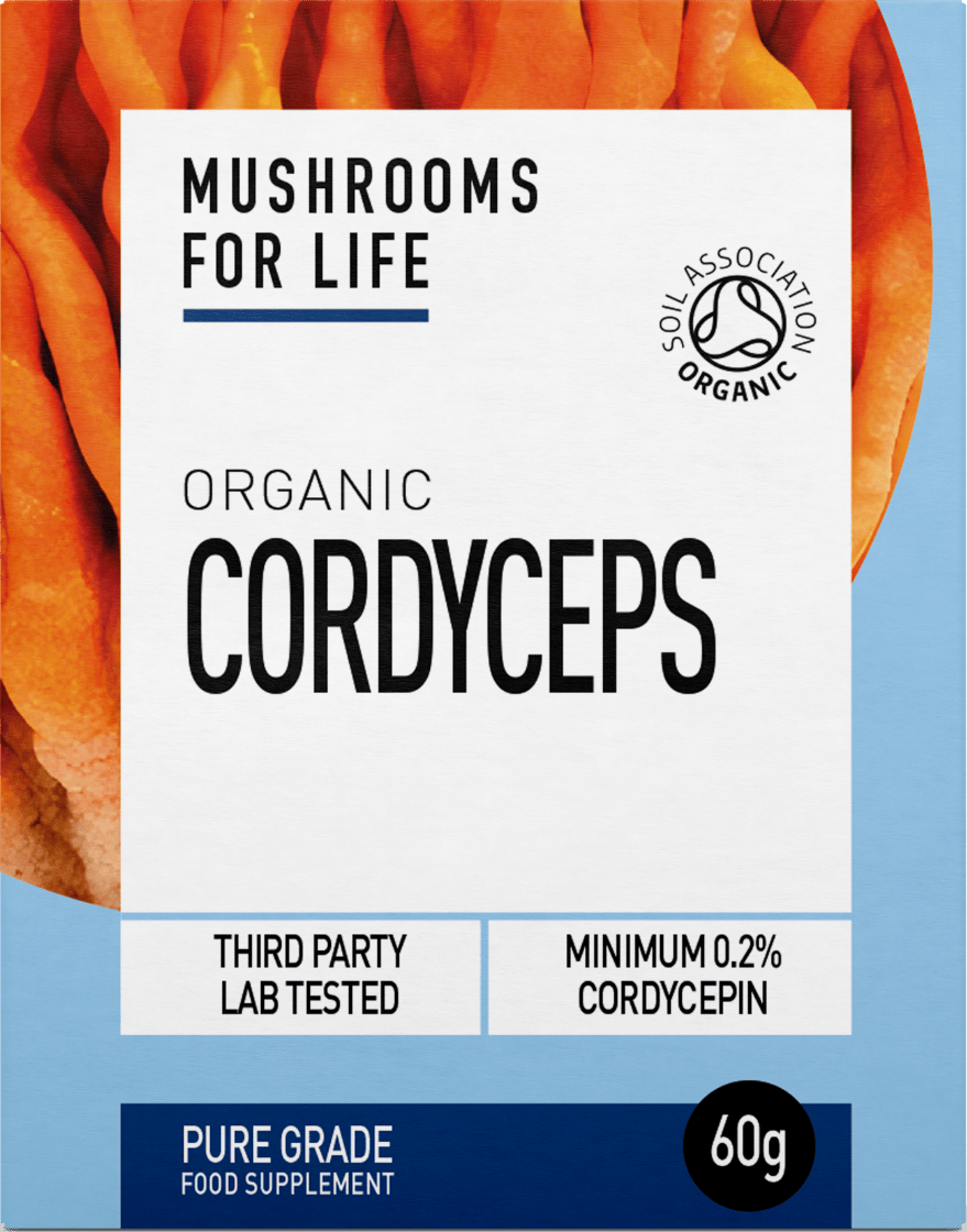 Mushrooms For Life Organic Cordyceps 60g Powder