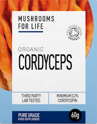 Mushrooms For Life Organic Cordyceps 60g Powder