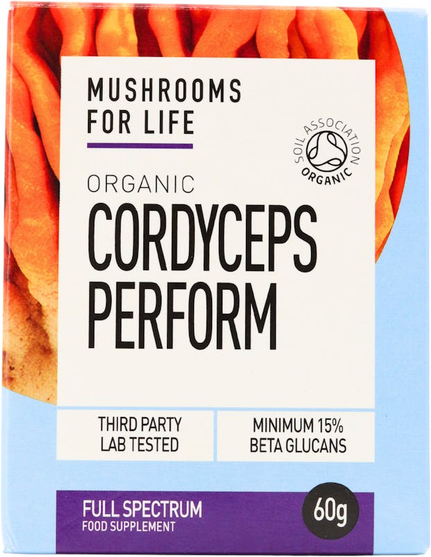 Mushrooms For Life Organic Cordyceps Perform Full Spectrum Powder 60g - 2