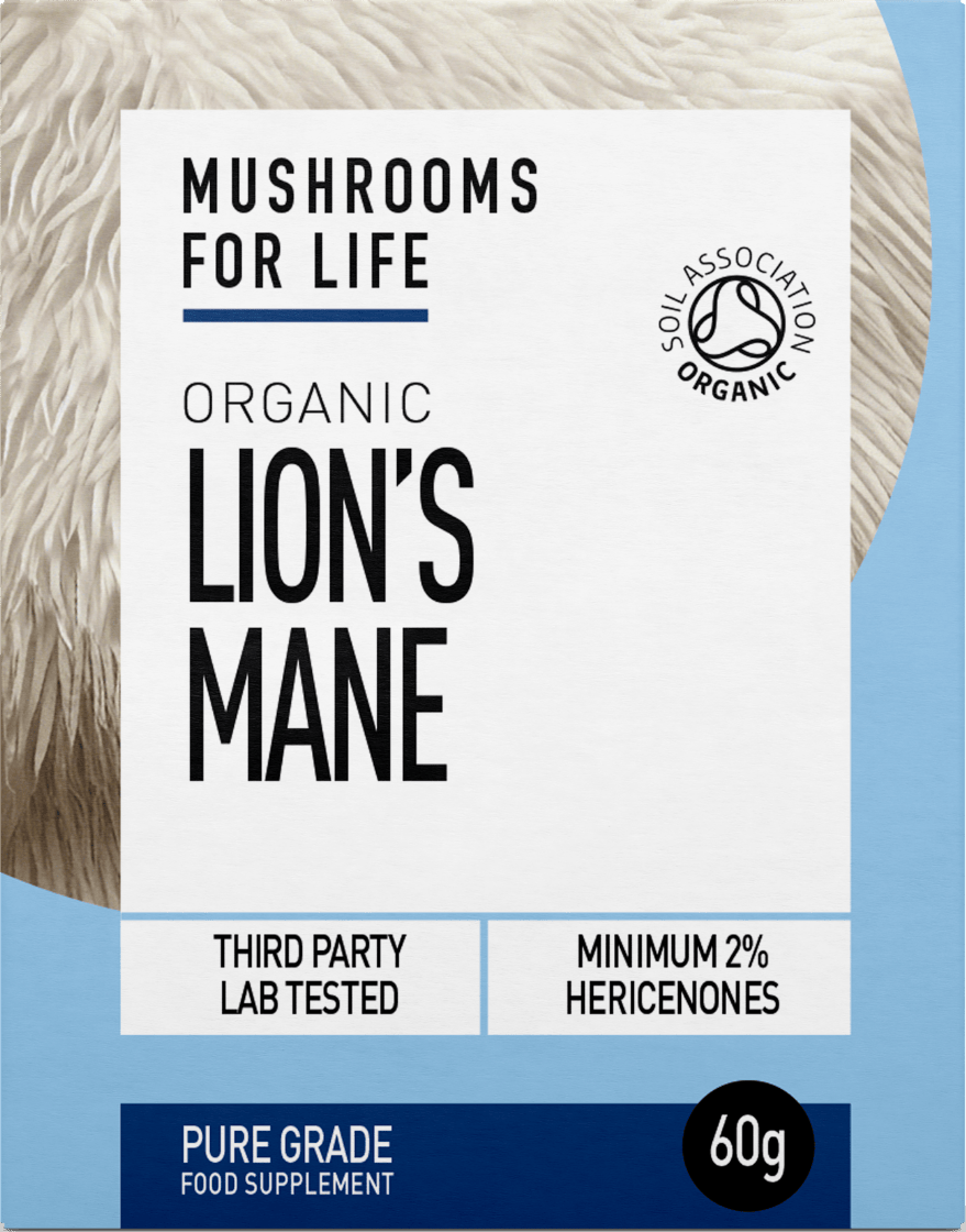 Mushrooms For Life Organic Lion's Mane Powder 60g