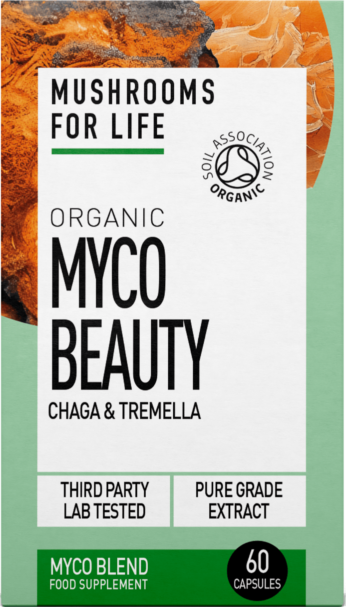 Mushrooms For Life Organic Myco Beauty 60 Capsules