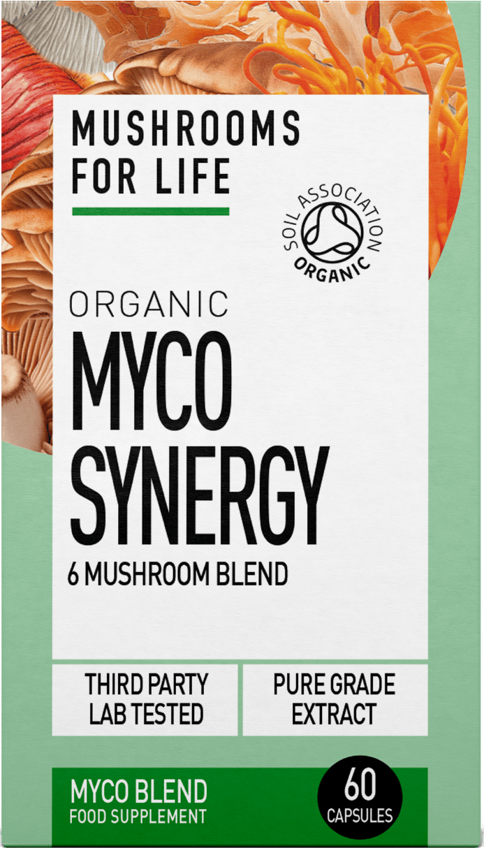 Mushrooms For Life Organic Myco Synergy 60 Capsules