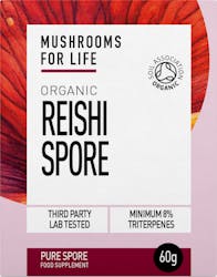 Mushrooms For Life Organic Reishi Spore 60g