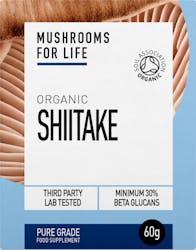 Mushrooms For Life Organic Shiitake 60g Powder