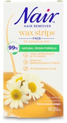Nair Face Wax Strips with Camomile Extract 16 Strips