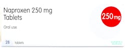 Naproxen Period Pain Teva 250mg (PGD) 28 Tablets