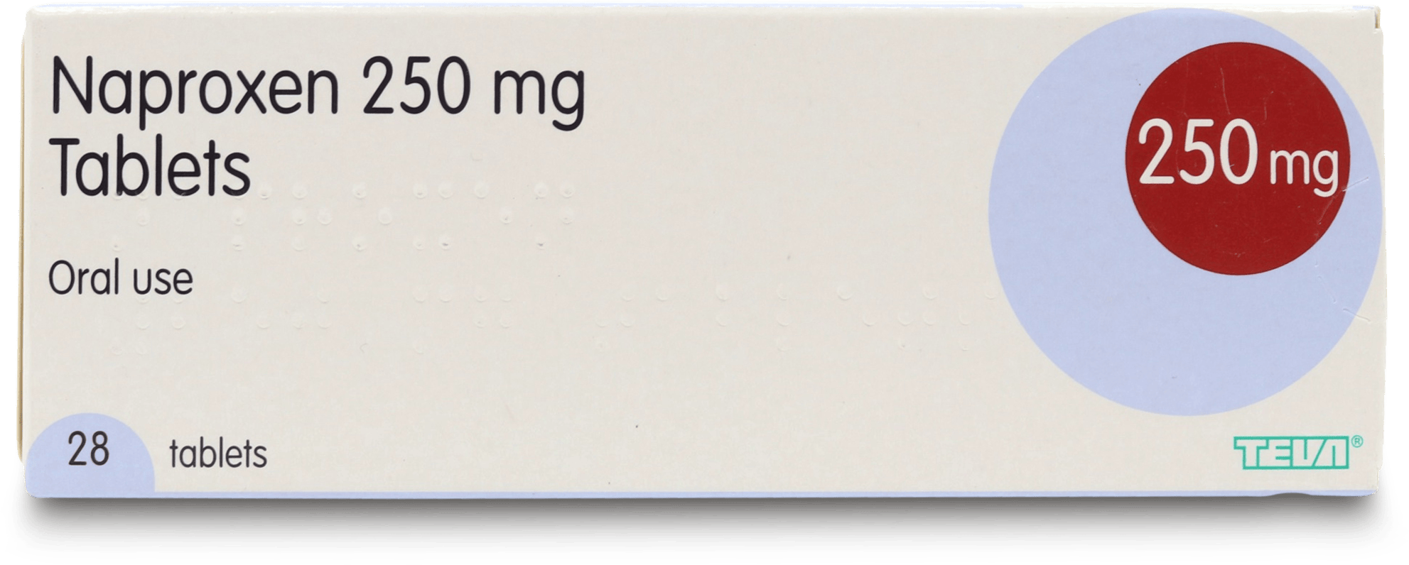 Period Pain - Naproxen Teva 250mg 28 Tablets
