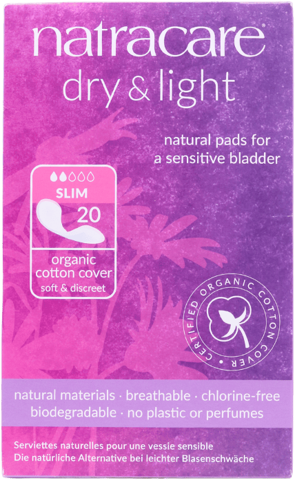 Natracare Dry & Light Slim Pads 20 pack