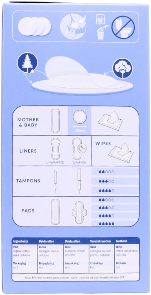 Natracare Nursing pads 26 pack - 2