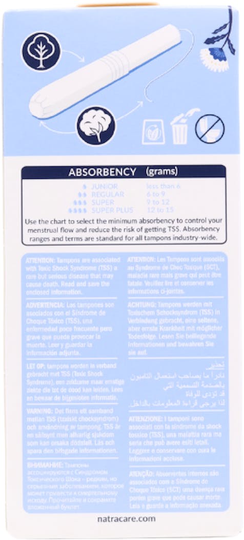 Natracare Organic Regular Applicator Tampons 16 pack - 3
