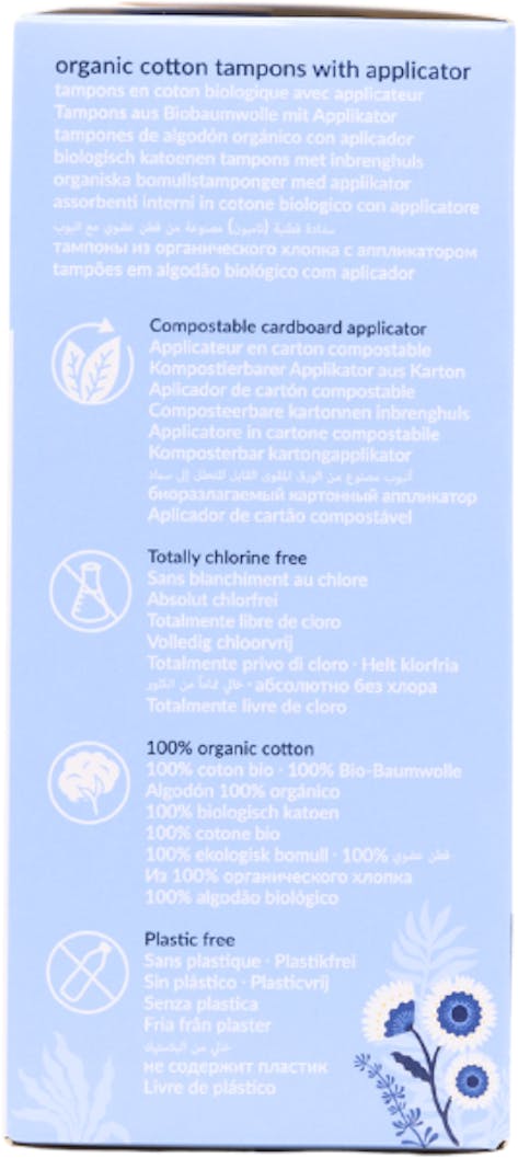 Natracare Organic Regular Applicator Tampons 16 pack - 4