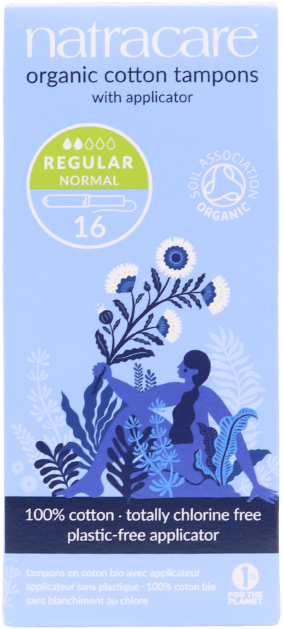 Natracare Organic Regular Applicator Tampons 16 pack