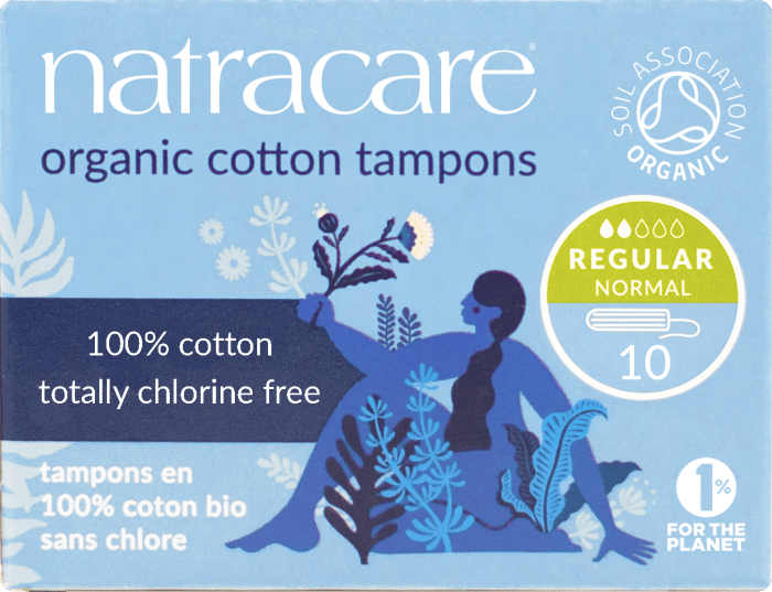 Natracare Organic Regular 10 Tampons