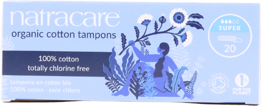 Natracare Organic Super Digital Tampons 20pc