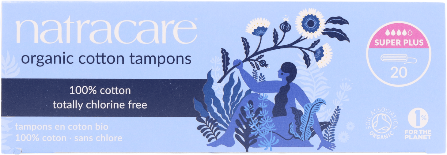 Natracare Organic Super Plus 20 Tampons