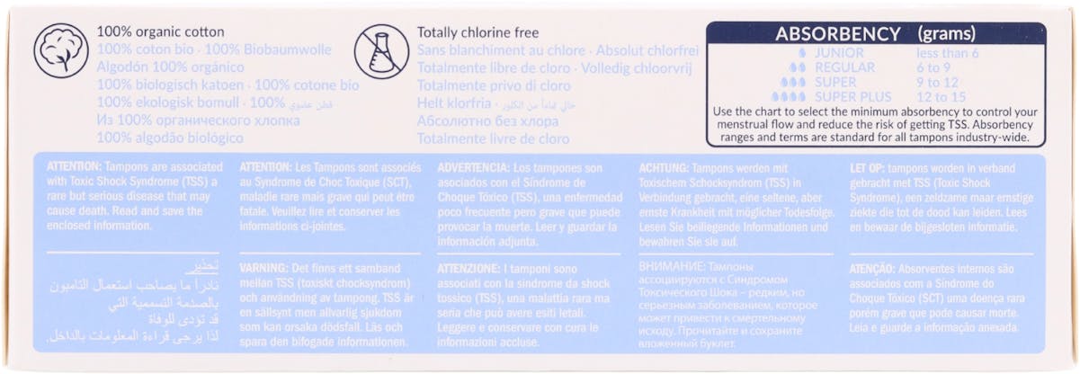 Natracare Organic Super Plus 20 Tampons - 2