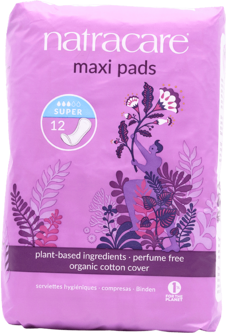Natracare Super Maxi Pads 12 pack